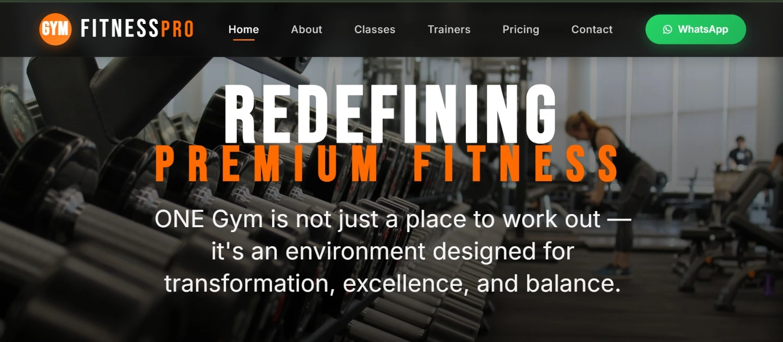 gym-website-demo